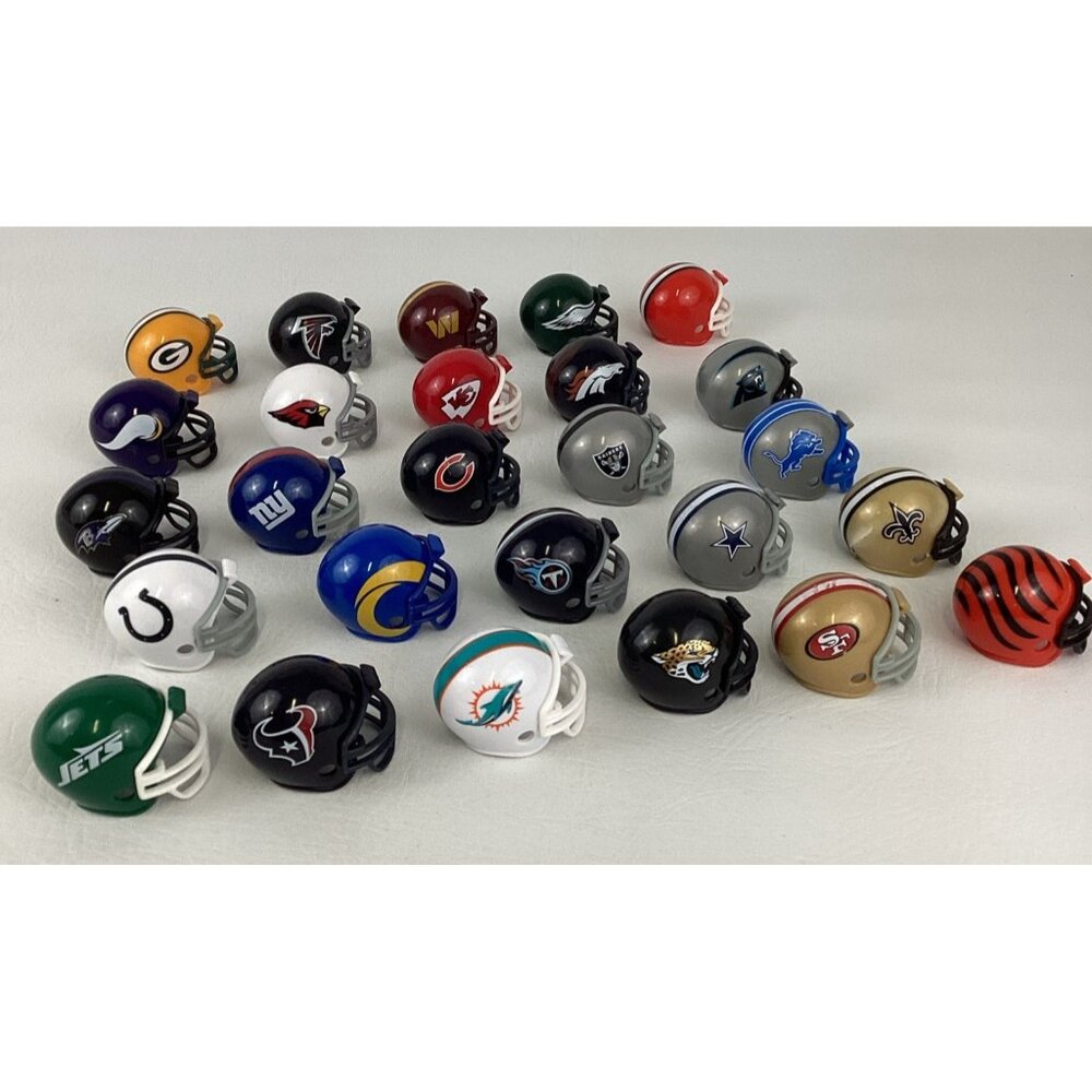 Riddel Miniature NFL Football Helmet 26 Teams Set Replica Team Logo 2" Mini Lot - Picture 3 of 6